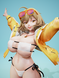 TU110 - Female Character design，Anis Sparking Summer - Nikke，3d STL resin print download files