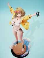 TU110 - Female Character design，Anis Sparking Summer - Nikke，3d STL resin print download files