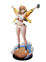 TU110 - Female Character design，Anis Sparking Summer - Nikke，3d STL resin print download files