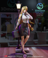 TU112 - Female Character design，High School DxD - Shizuka Marikawa，3d STL resin print download files