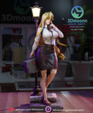TU112 - Female Character design，High School DxD - Shizuka Marikawa，3d STL resin print download files