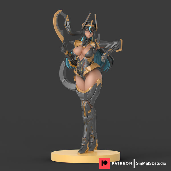 MN103 - Games female character design, the nikke goddess, indivilia , 3d stl instant download files
