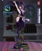 TU066 - Anime Female character design,  Yuzuriha | Jigokuraku, 3d stl resin print download files