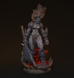 TU225 - Legendary Character design, Mythreal Games - Forgotten - Maachen ，3d STL resin print download files