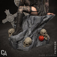 R184 - Anime character 3d model design, Misa Amane from Death note, 3d stl model file dropbox instant download