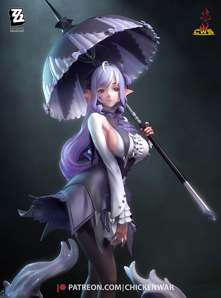 TU078 - NSFW female Character design，Zenless Zone Zero - Vivian Banshee，3d STL resin print download files