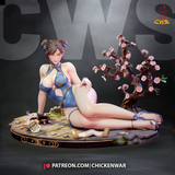 R308 - Games Character design, Chun li From street fighter 6，3d STL resin print download files