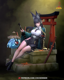 Y011 - NSFW Games Character design, Nude, Bikini, Ori Hoshimi Miyabi | Zenless Zone Zero，3d STL resin print download files