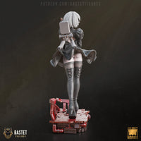 TU093 - Games Character design, 2b from Nier automata, 3d stl print download files