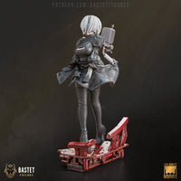 TU093 - Games Character design, 2b from Nier automata, 3d stl print download files