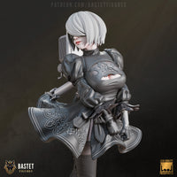 TU093 - Games Character design, 2b from Nier automata, 3d stl print download files