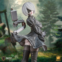 TU093 - Games Character design, 2b from Nier automata, 3d stl print download files