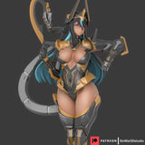 MN103 - Games female character design, the nikke goddess, indivilia , 3d stl instant download files
