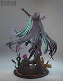 TU015 - Female Character design,Siren from Goddess of Victory: Nikke，3d STL resin print download files