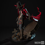 MAN116 - Legendary Character design, Gunslinger Spawn ，3d STL resin print download files
