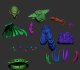 ANI109 - Legendary Character design,  Piccolo from the Dragon Ball，3d STL resin print download files