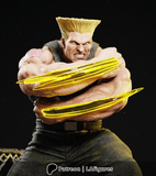 MAN128 - Legendary Character design, Guile ，3d STL resin print download files