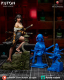 TU135 - Female Character design, Kira Mekai，3d STL resin print download files