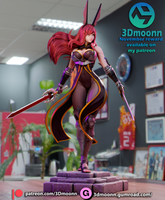 MN025 - Female character design, fairy tail wendy marvell, 3d stl resin print download files