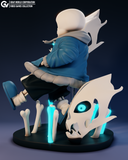 MANGA130 - Legendary Character design, Sans Gaster Halloween，3d STL resin print download files