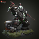 MAN126 - Legendary Character design, Chen Stormstout ，3d STL resin print download files
