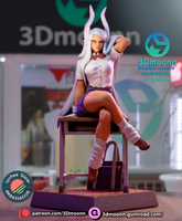 MEI092 - NSFW anime character design, Mirko+NSFW 3D from Hero Academia, 3d stl print files
