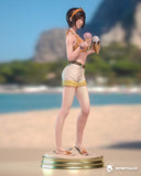 TU033 - Games Female character design, Yuffie Ice Cream Final Fantasy, 3D Printer Files, 3d stl resin print download files