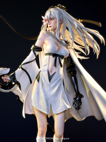 TU012 - Games character design, Drakengard - Zero , 3d stl print resin download file