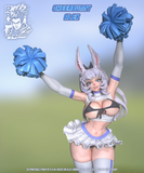 TU169 - NSFW Female Character design, Cheerleader Bunny Alex，3d STL resin print download files