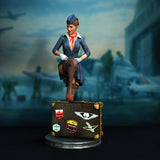 TU200 - Legendary Character design, Stewardess ，3d STL resin print download files