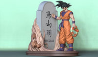 B509 - DBZ anime character design stl, the goku with akira toriyama, 3d stl model design download files