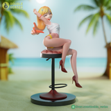TU006 - Female Character design,Katalizah Lumiere，3d STL resin print download files