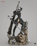 TU142 - Female Character design, 2B Nier Automata，3d STL resin print download files