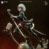 TU232 - Legendary Character design,2B Nier Automata，3d STL resin print download files