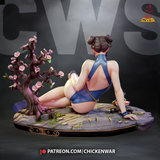 R308 - Games Character design, Chun li From street fighter 6，3d STL resin print download files