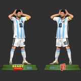 NW032 - Football fantasy character , The Messi number 10, 3d stl resinn print download files