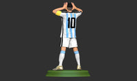 NW032 - Football fantasy character , The Messi number 10, 3d stl resinn print download files