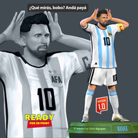 NW032 - Football fantasy character , The Messi number 10, 3d stl resinn print download files