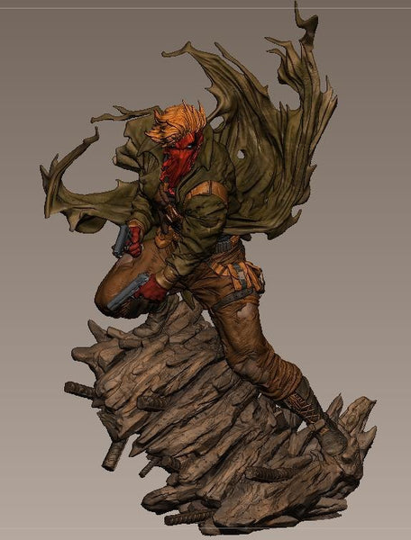 NW039 - Fantasy character design, The Grifter, 3d stl resin print download files