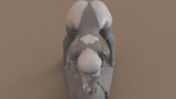 MN093 - Games female character, Automata 2B, 3d stl file instand download
