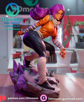 R007 - Games character design,Bleach Yoruichi NSFW, 3D STL model design print download files