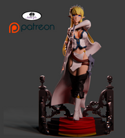 MN106 - NSFW Anime character, Seras Ashrain (Failure Frame), 3d stl instant download files
