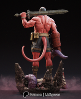 NW016 - Comic character design, Hellboy , 3D STL print files