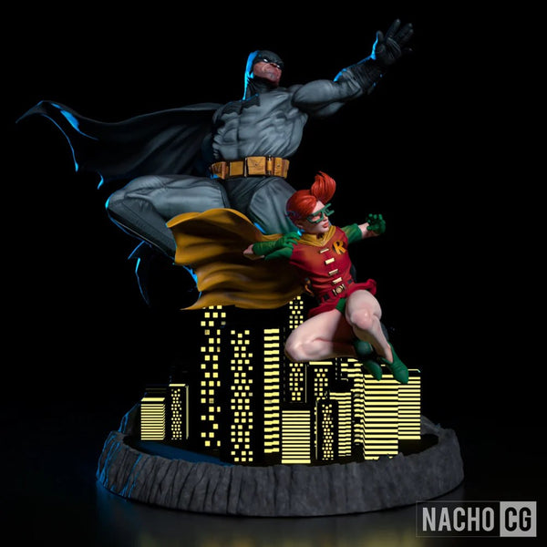 NW003 - Comic character desifn, DC batman and robin, 3d stl print files