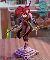 MN025 - Female character design, fairy tail wendy marvell, 3d stl resin print download files