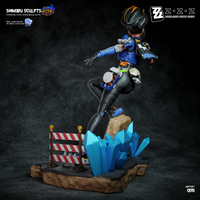 TU060 - Female Character design，Zhu Yuan from Zenless Zone Zero，3d STL resin print download files