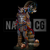 MAN115 - Legendary Character design, Samurai Spawn ，3d STL resin print download files