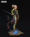 TU008 - Female Character design, Solo Leveling - Cha Hae-In ，3d STL resin print download files