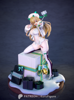 MN001 - Games character design, Goddess of Victory: Nikke, Luffy Christmas, 3d stl print download files