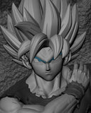 Manga144 - Legendary Character design, Goku Blue From Dragon Ball ，3d STL resin print download files